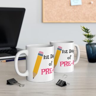 ‘1st Day of Pre-K’ Mug - Celebrate Milestones with a Fun Design