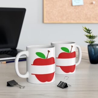 Personalized Apple Mug 11oz