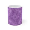 Purple Glitter 11oz Coffee Mug - Sparkling Drinkware for Parties & Gifts - Image 2