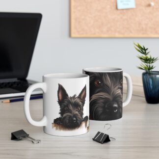 Scottish Terrier Cute Puppy Mug - Adorable Dog Design - Perfect for Pet Lovers