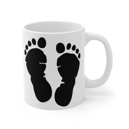 Baby Feet | White Ceramic Mug 11oz - Image 4