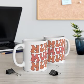 Retro 'MUM' 11oz Coffee Mug - Perfect Gift for Mother's Day