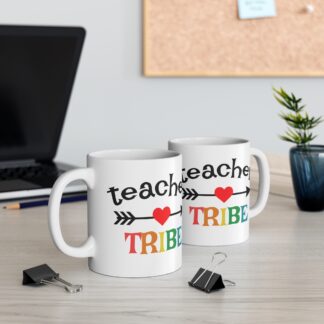 I Love My Teacher Tribe Mug - 11oz Coffee Cup for Educators