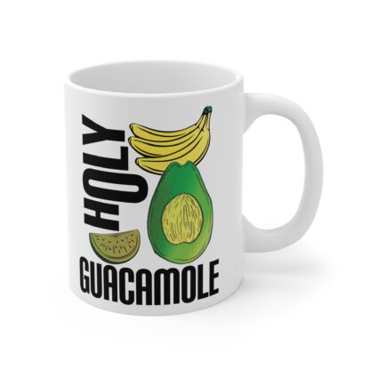 Holy Guacamole Mug - Fun Avocado & Banana Coffee Cup for Food Lovers - Image 4