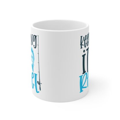 Fishing-Themed Mug - 'Keeping It Reel' 11oz Coffee Cup for Anglers - Image 2