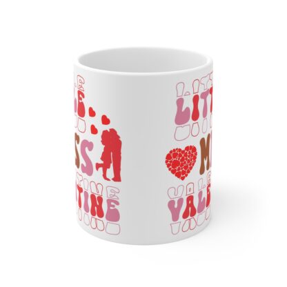 Cute Little Miss Valentine Mug - 11oz Love Gift for Kids - Image 2