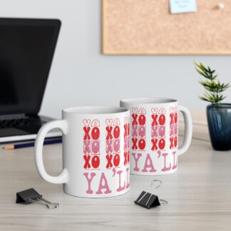 Romantic Coffee Mug - XOXO Ya'll Love Design