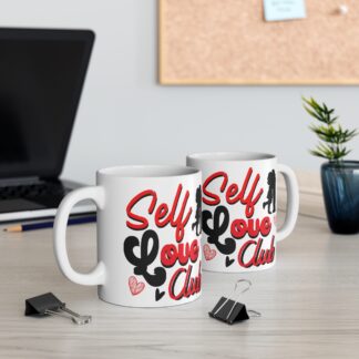 Self Love Club Mug - 11oz Cute Couples Design for Self-Care & Gifting