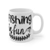 Fishing Is Fun Mug - 11oz Coffee Cup for Anglers - Image 4