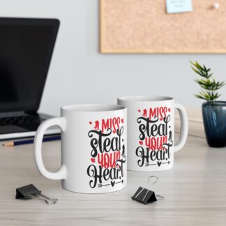 "Miss Steal Your Heart" Coffee Mug - 11oz Romantic Gift for Couples