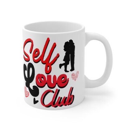 Self Love Club Mug - 11oz Cute Couples Design for Self-Care & Gifting - Image 4
