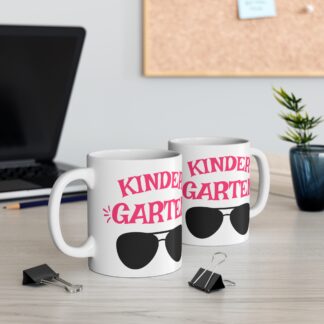 Cool Kindergarten Mug - 11oz Funny Teacher Coffee Cup