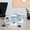 Weekend Hooker Fishing Mug - 11oz Ceramic Coffee Cup for Anglers