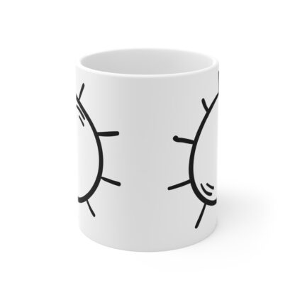 Sun Design White Ceramic Mug 11oz - Image 2