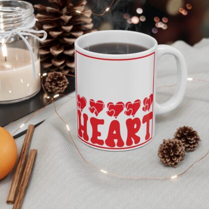 Valentine's Day Love Heart Mug - 11oz Coffee Cup - Image 5