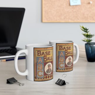 ABC Baseball Book | White Ceramic Mug 11oz