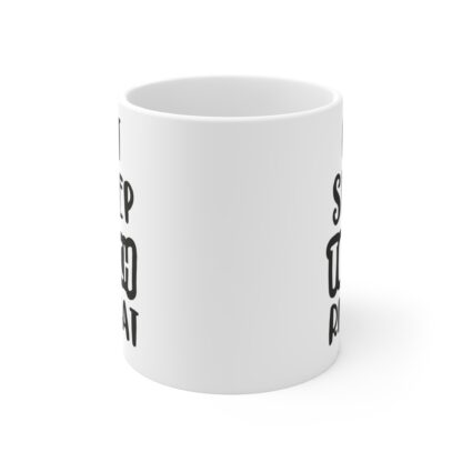Teacher's Motivation Mug - "Eat Sleep Teach Repeat" - Perfect Gift for Educators - Image 2