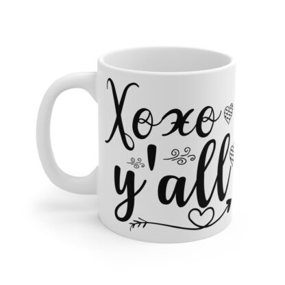 Charming Love Mug, XOXO Coffee Cup, Heartwarming Gift for Friends, Valentine's Day or Everyday Use, Cute & Whimsical Design - Image 3