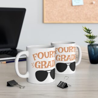 Cool Fourth Grade Mug - 11oz Funny Teacher Gift