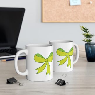 Yellow Ribbons | White Ceramic Mug 11oz