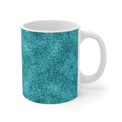 Sparkling Turquoise 11oz Mug – Perfect for Coffee Lovers and Relaxing Moments - Image 4