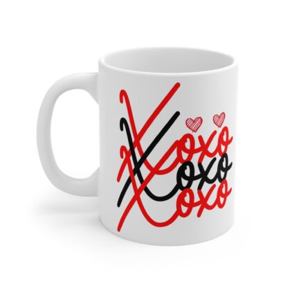 XOXO Love Mug - 11oz Cute Coffee Cup for Valentine's Day and Gifts - Image 3