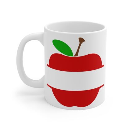 Personalized Apple Mug 11oz - Image 3