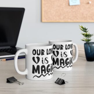 Magic Love Mug - 11oz Coffee Cup for Couples and Unique Gift Ideas