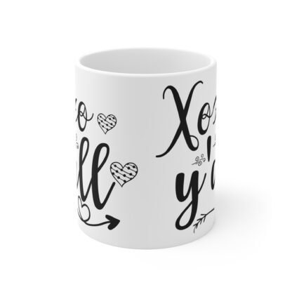 Charming Love Mug, XOXO Coffee Cup, Heartwarming Gift for Friends, Valentine's Day or Everyday Use, Cute & Whimsical Design - Image 2