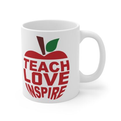 Teacher Appreciation Mug - 'Teach Love Inspire' - 11oz Coffee Cup for Educators - Image 4