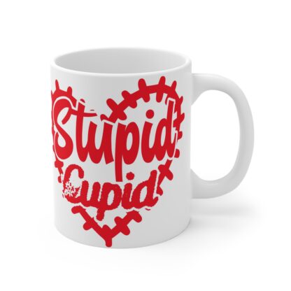 Funny Stupid Cupid Mug | Valentine's Gift | Coffee Cup | Humorous Kitchen Decor | Gift for Him or Her | Cute Valentine's Day - Image 4