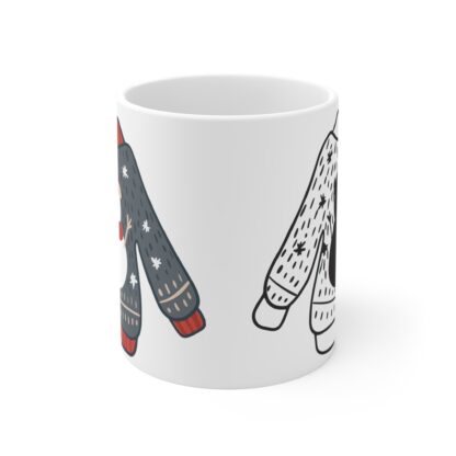 Winter Wonderland Mug | Cozy Hot Cocoa Cup, Snowman Coffee Mug, Sweater Weather Gift, Holiday Drinkware, Cute Christmas Mug - Image 2