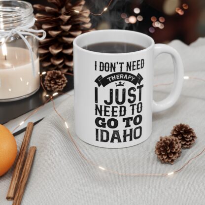 Idaho Therapy Mug - Inspirational Coffee Cup for Travel Lovers - Image 5