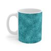 Sparkling Turquoise 11oz Mug – Perfect for Coffee Lovers and Relaxing Moments - Image 3