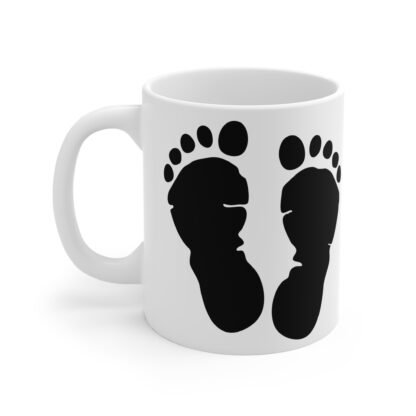 Baby Feet | White Ceramic Mug 11oz - Image 3