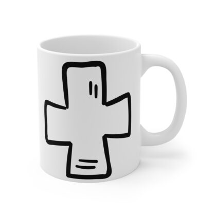 Stylish Minimalist 11oz Coffee Mug - Unique Graphic Design for Everyday Use - Image 4