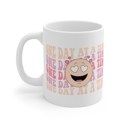 Motivational Mug - "One Day at a Time" - Perfect Gift for Self-Care and Positivity - Image 3