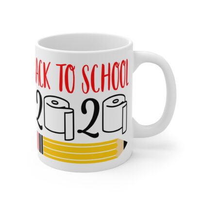 Ceramic Mug - Retro Back to School Covid Year 2020 11oz - Image 4