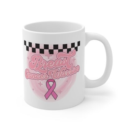Breast Cancer Warrior Mug - 11oz Inspirational Coffee Cup - Image 4