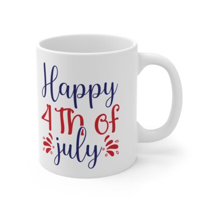 Fourth of July Celebration Mug - 11oz Patriotic Coffee Cup - Image 4