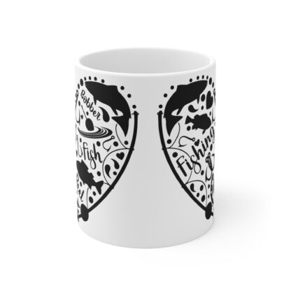 Fishing Bobber Mug - 11oz Ceramic Cup for Anglers and Nature Lovers - Image 2