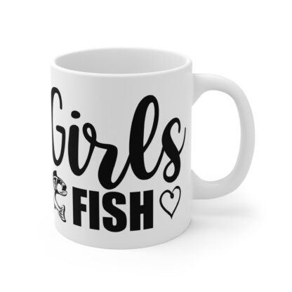 Girls Who Fish Mug - 11oz Fishing Enthusiast Gift - Image 4