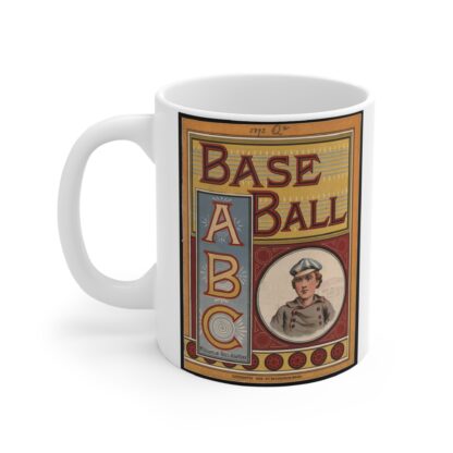 ABC Baseball Book | White Ceramic Mug 11oz - Image 3