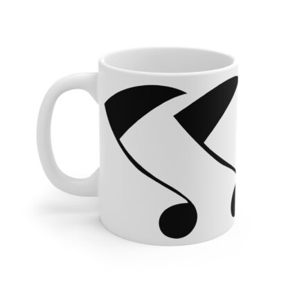 Stylish Music Notes Mug - 11oz Coffee Cup for Music Lovers - Image 3