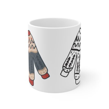 Cozy Sweater Mug 11oz - Ideal Gift for Winter Lovers - Image 2
