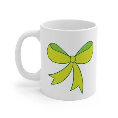 Yellow Ribbons | White Ceramic Mug 11oz - Image 3