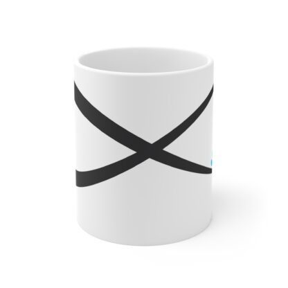 Baby Feet Blue | White Ceramic Mug 11oz - Image 2