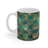 Elegant Gold Floral 11oz Mug - Stylish Drinkware for Home and Gifting - Image 3