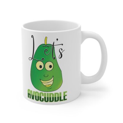 Let's Avocuddle Mug - Fun 11oz Avocado Coffee Cup for Friends and Couples - Image 4