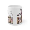 He Is Risen Christian Mug - 11oz Inspirational Coffee Cup - Image 2